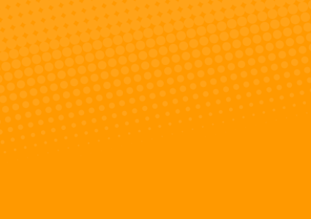 orange background with dots